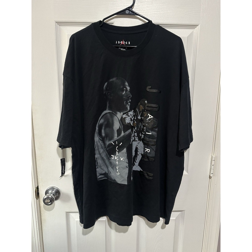 Jordan x Travis Scott graphic t-shirt Black Men's XL
